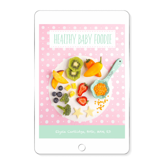 Healthy baby foodie cover.