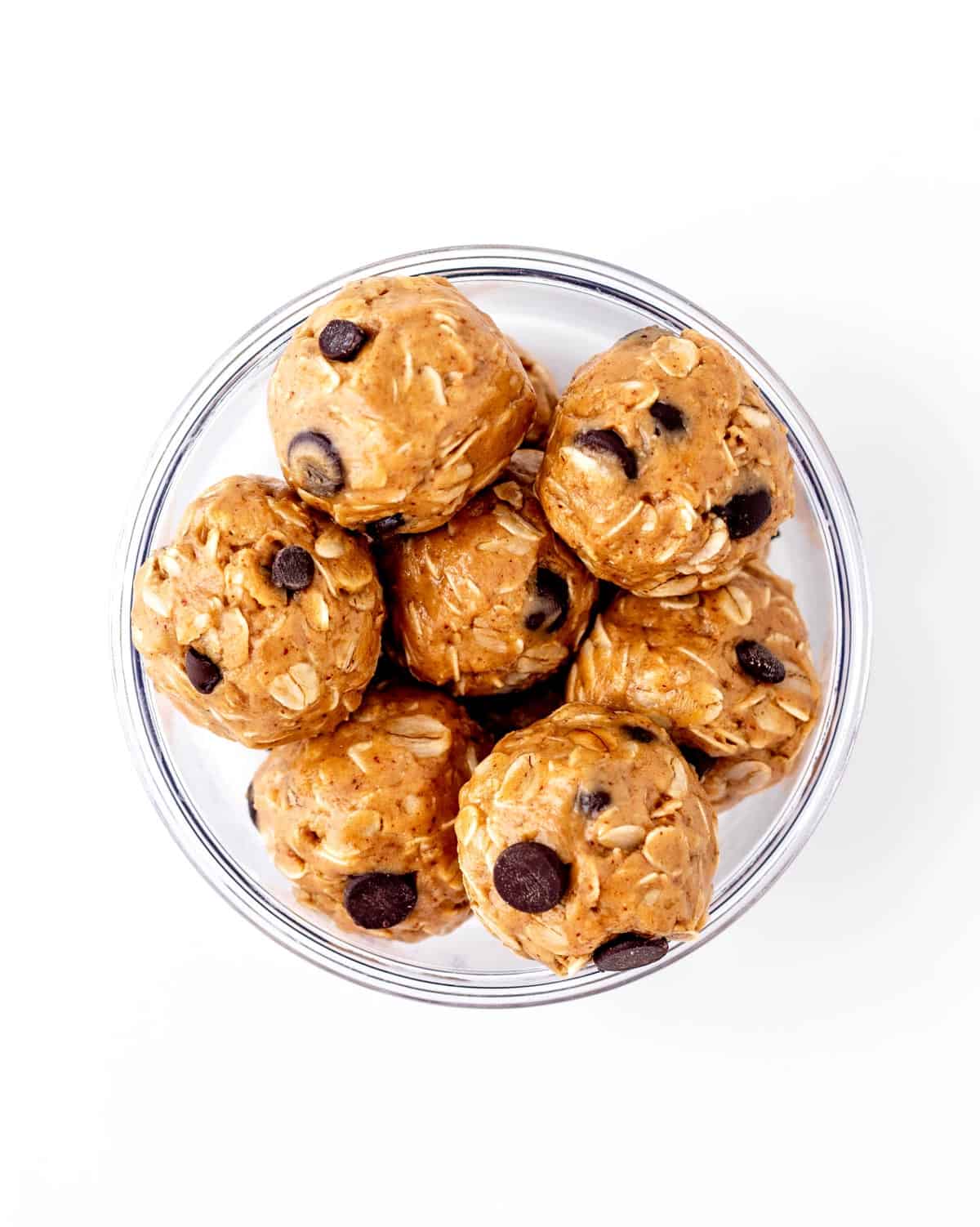 Energy balls in a small container.