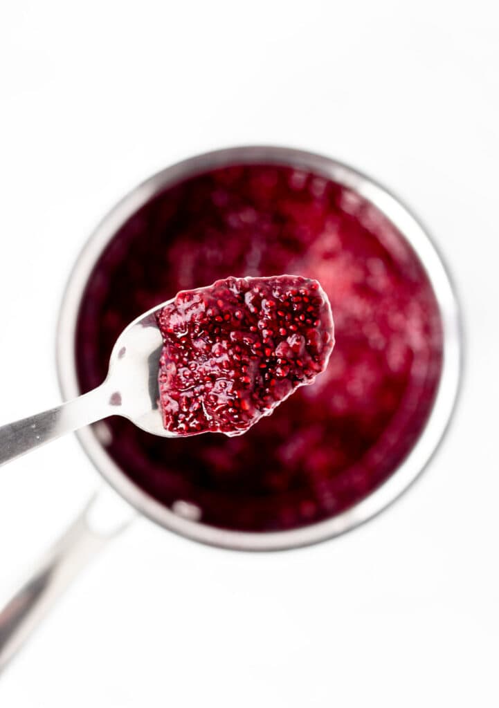 Mixed Berry Chia Seed Jam for Baby {No Added Sugar} - Healthy Kids Recipes