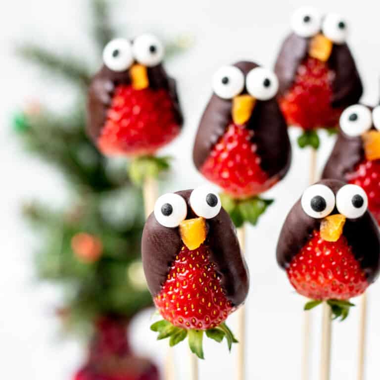 Chocolate Covered Strawberry Penguins
