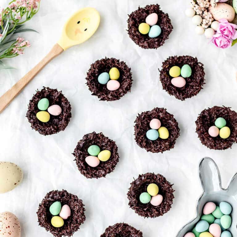 Chocolate Easter Shredded Wheat Nests