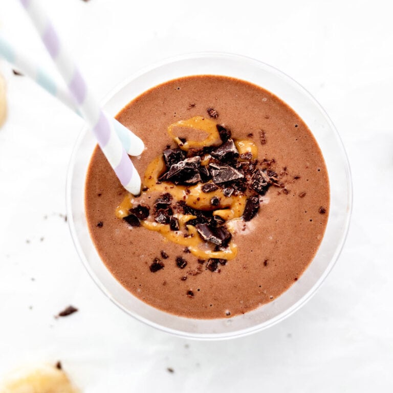 Healthy Tropical Smoothie Peanut Butter Cup Recipe